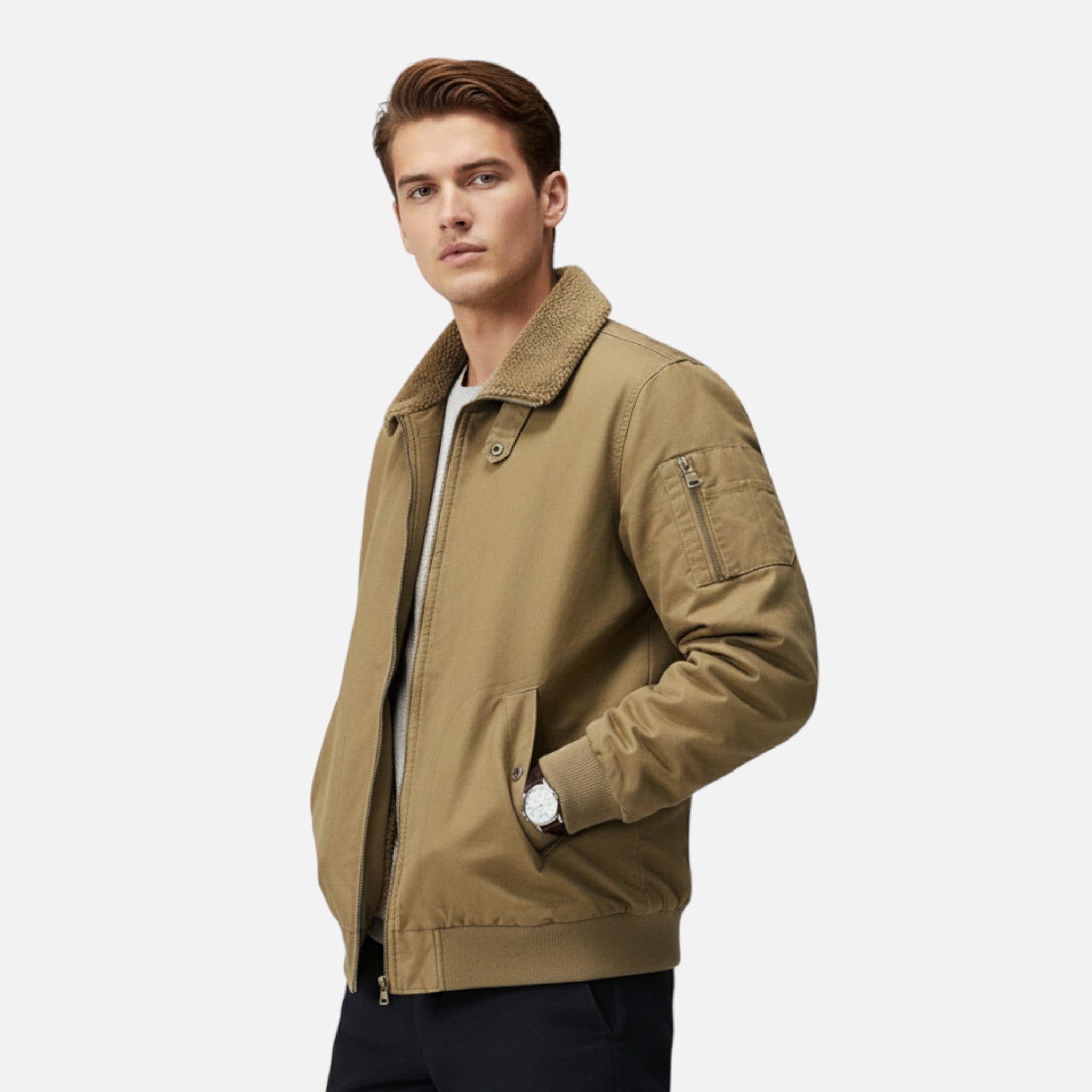 Eliaro Moda | Chaqueta Hombre Invierno Algodón y Lana