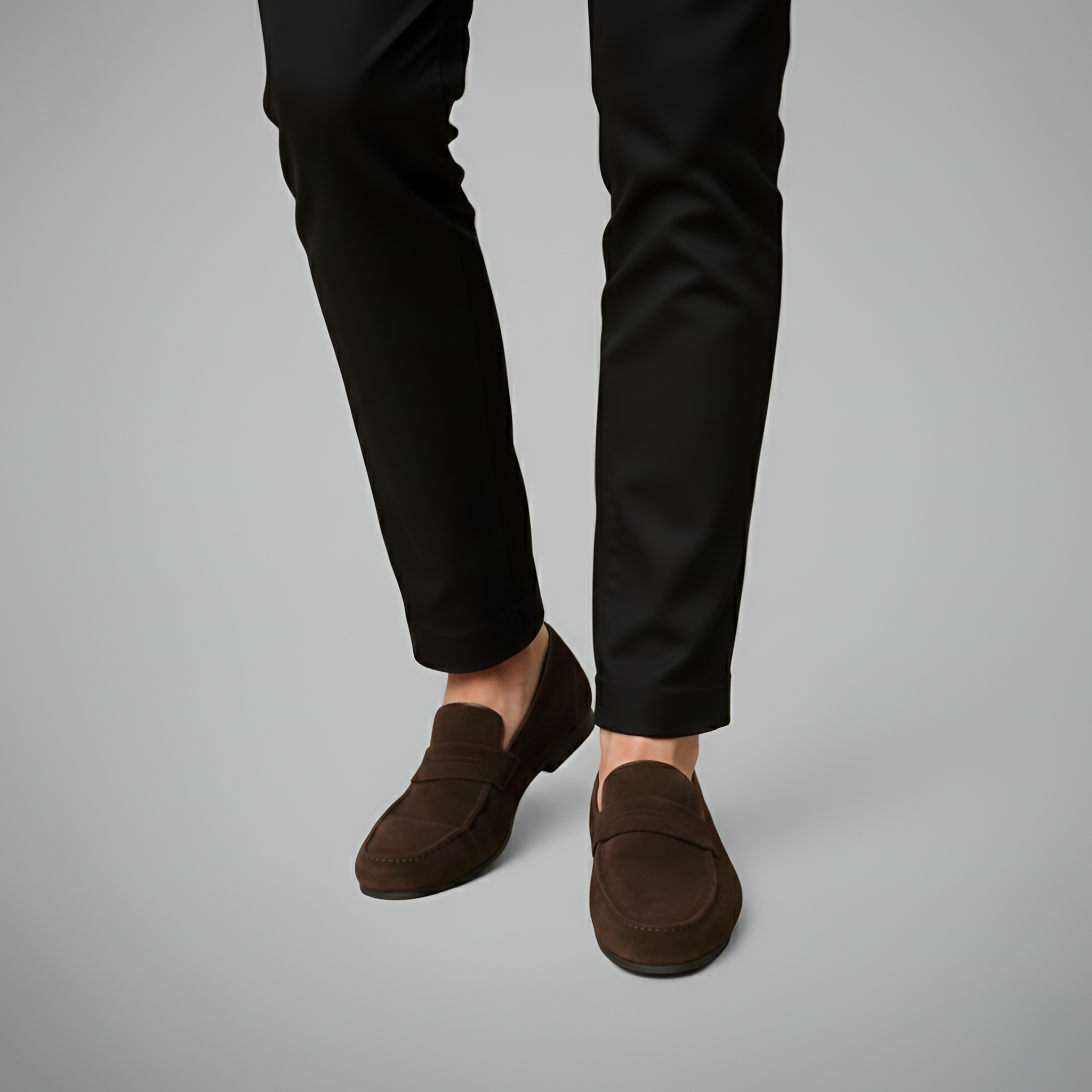 Mocasines de Gamuza para Hombre con Diseño Slip-On y Suela Ligera