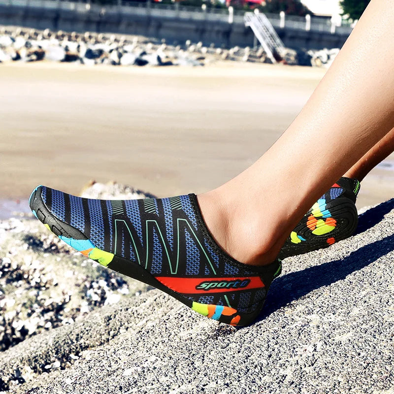 Zapatillas de agua unisex - tejido de secado rápido - calzado playa natación
