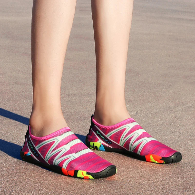 Zapatillas de agua unisex - tejido de secado rápido - calzado playa natación