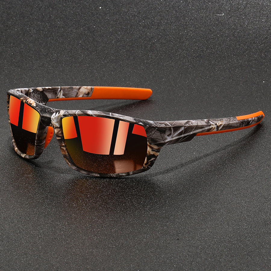 Lunettes de soleil sportives polarisées unisexes avec protection UV400 pour cyclisme et pêche