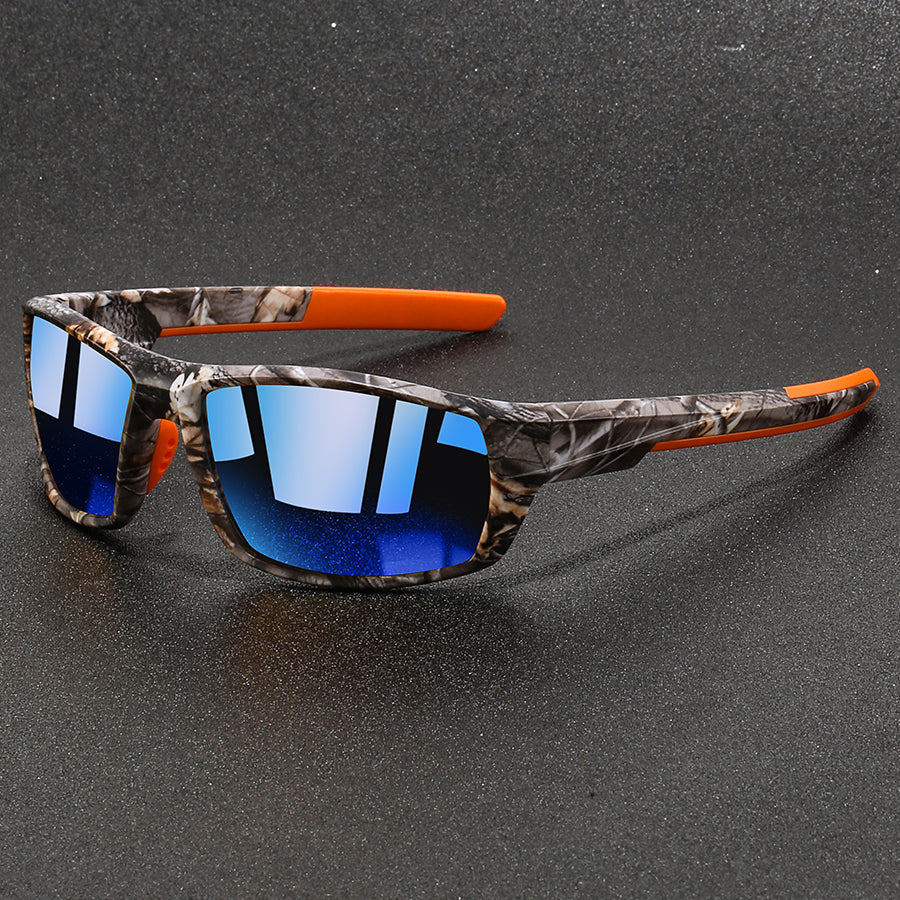 Lunettes de soleil sportives polarisées unisexes avec protection UV400 pour cyclisme et pêche