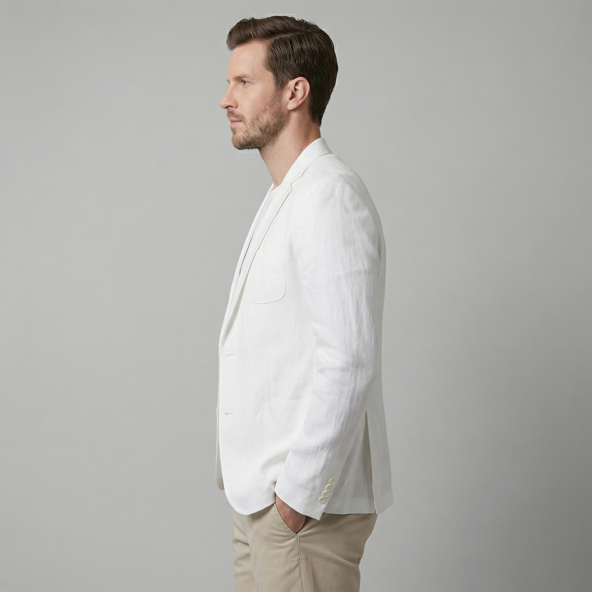 Blazer de lino hombre | chaqueta ligera para eventos