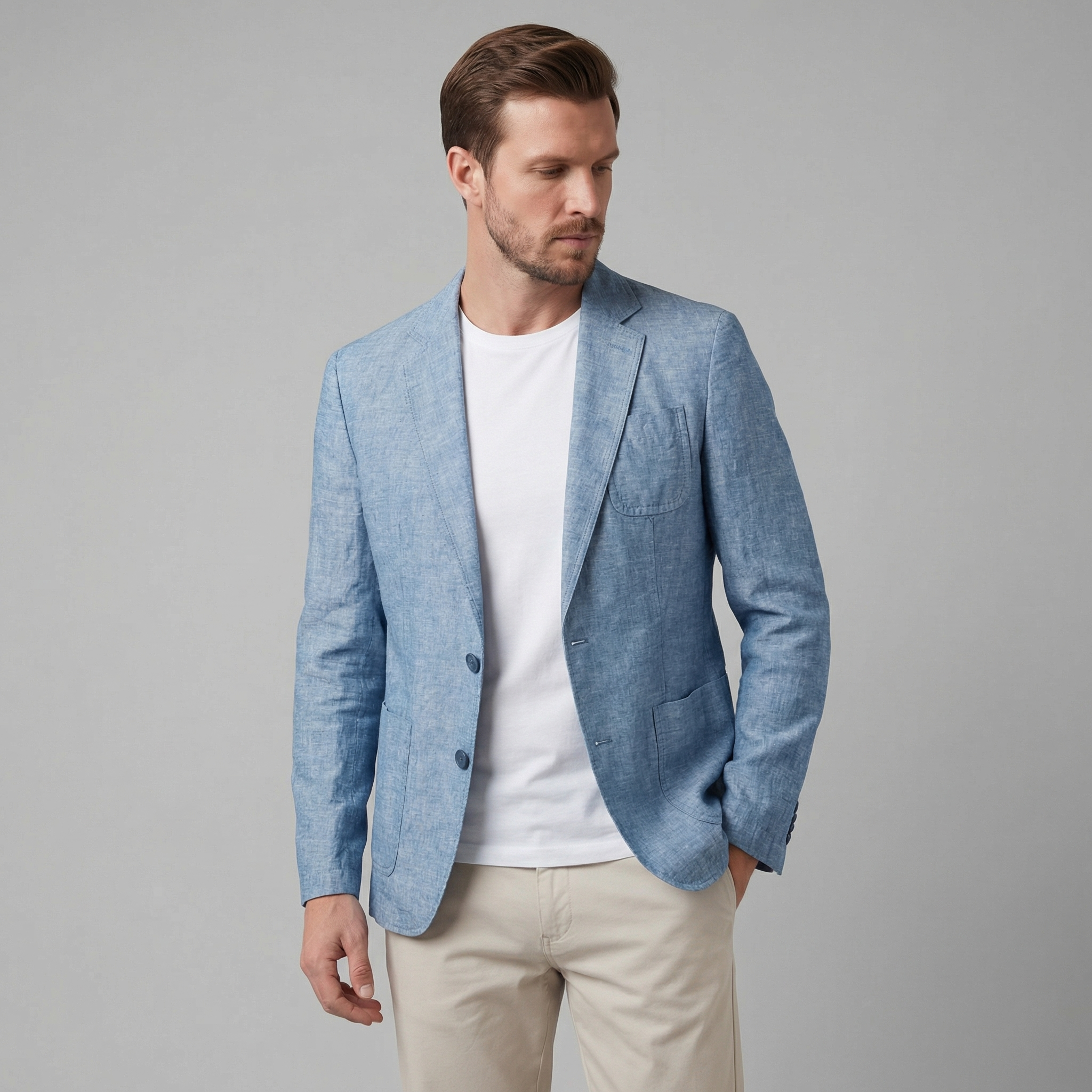 Blazer di lino uomo | giacca leggera per eventi