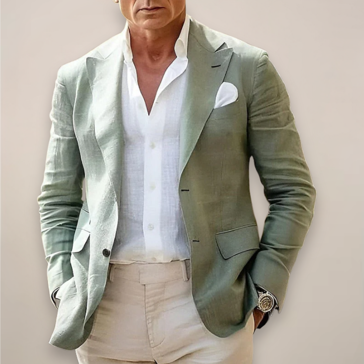 Blazer uomo — taglio slim leggero — eventi