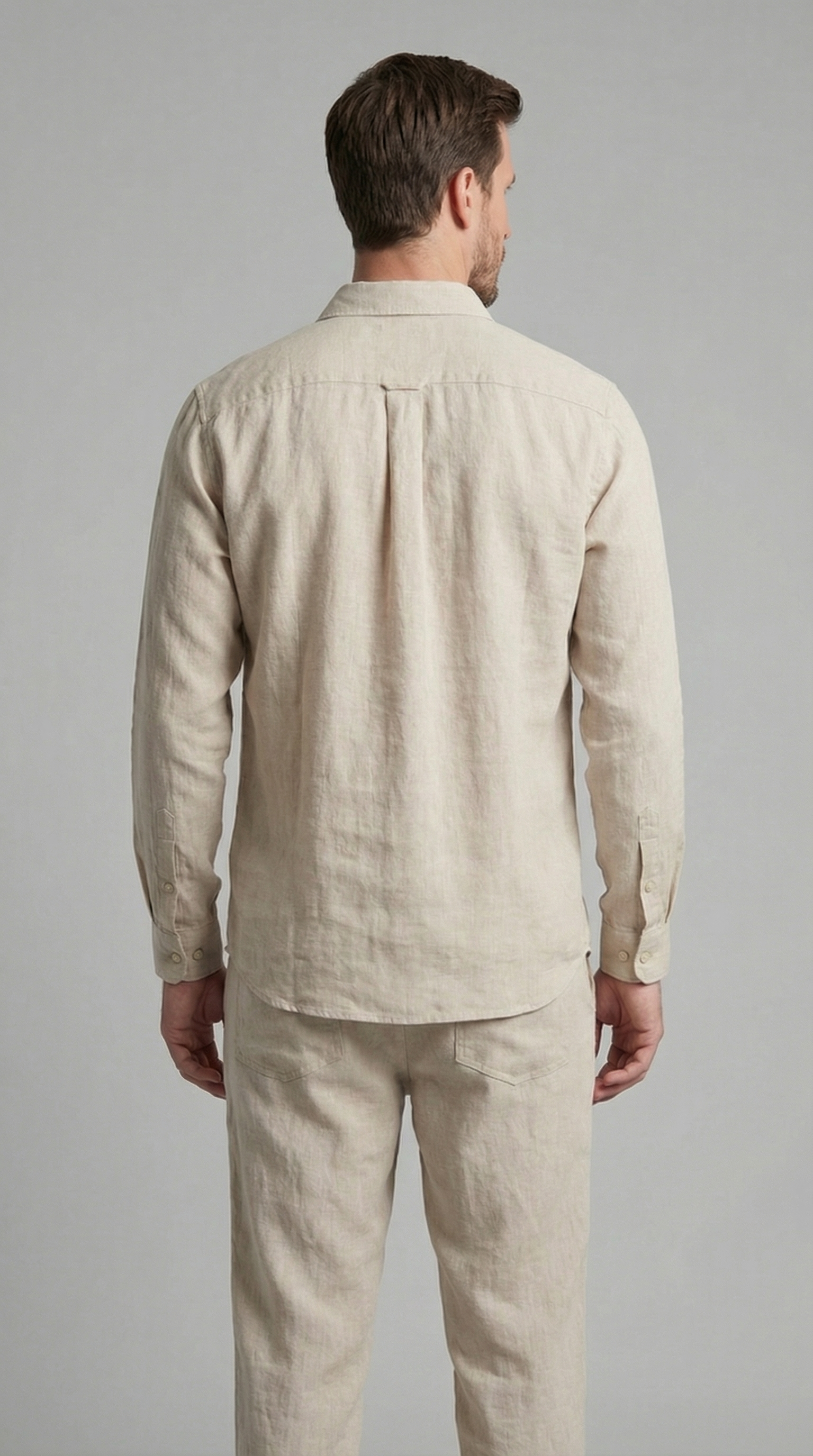 Men's linen set | two-piece slim fit set