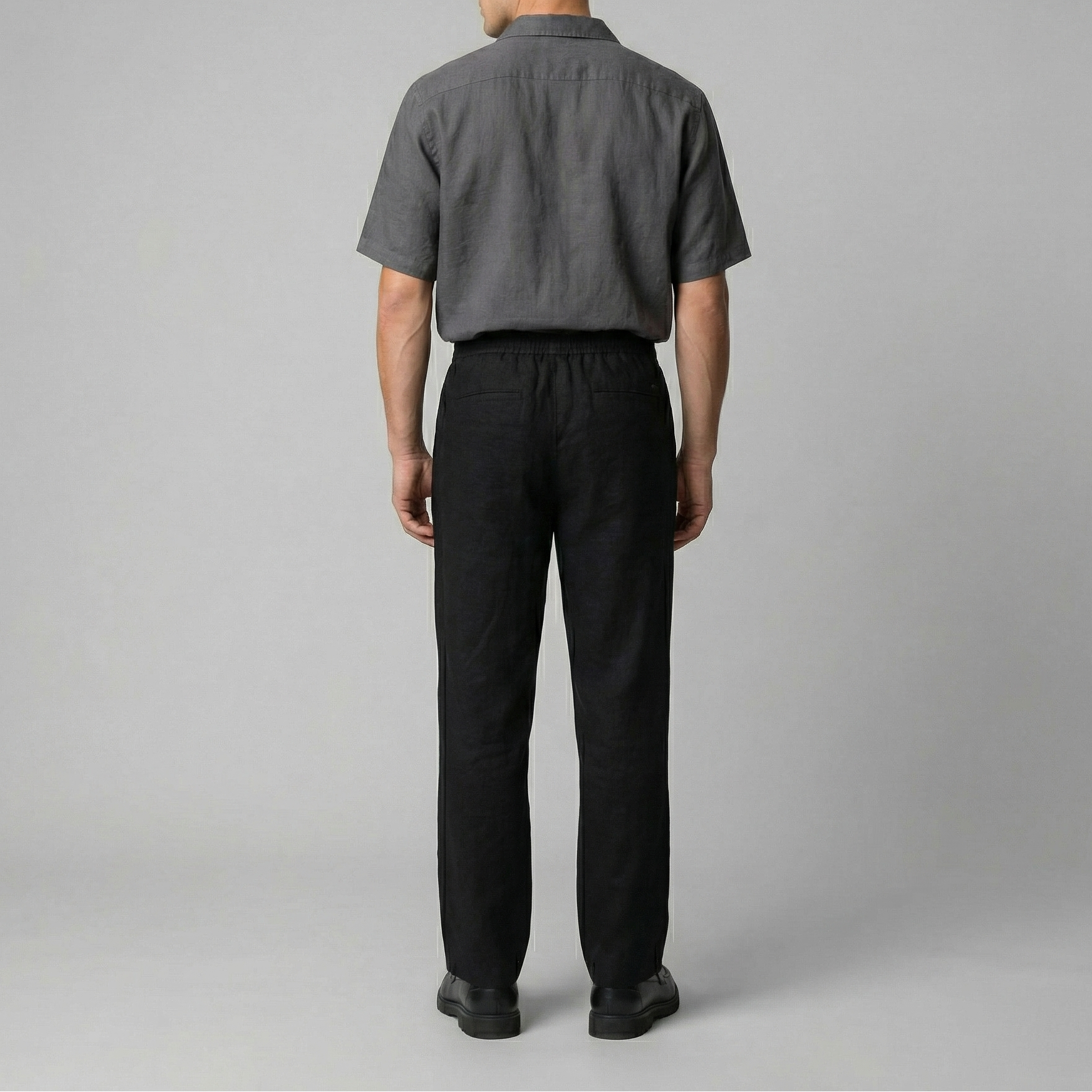 Pantalón lino hombre | ajuste entallado para playa