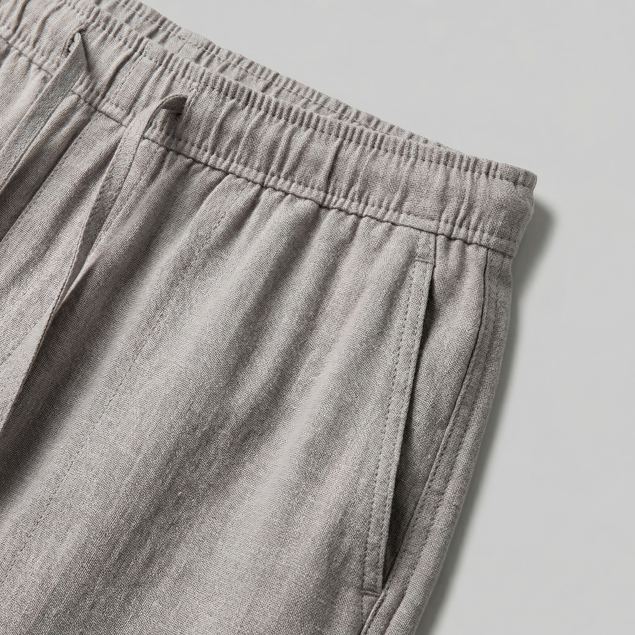 Pantalón lino hombre | ajuste entallado para playa