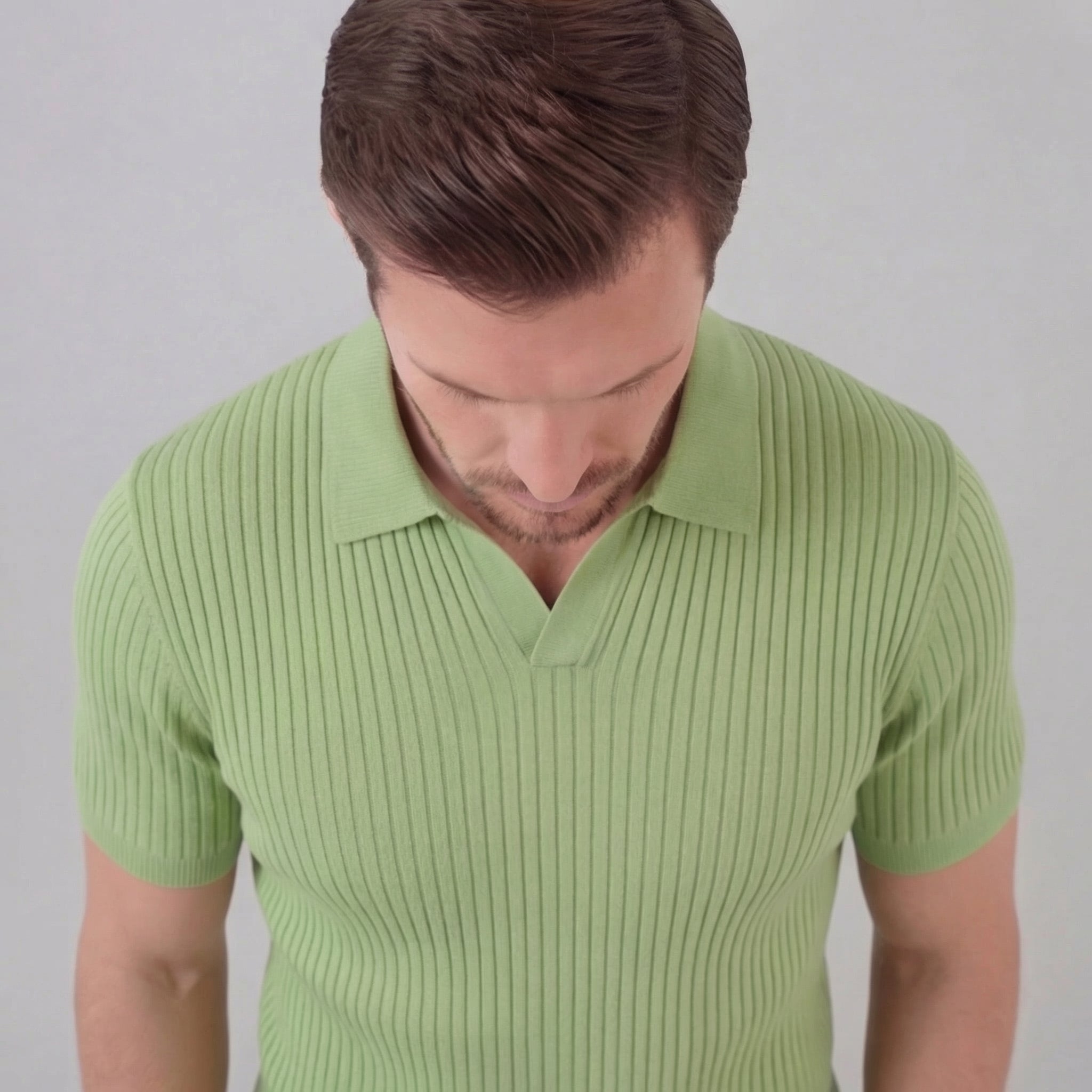 Polo punto hombre | camiseta de algodón entallada
