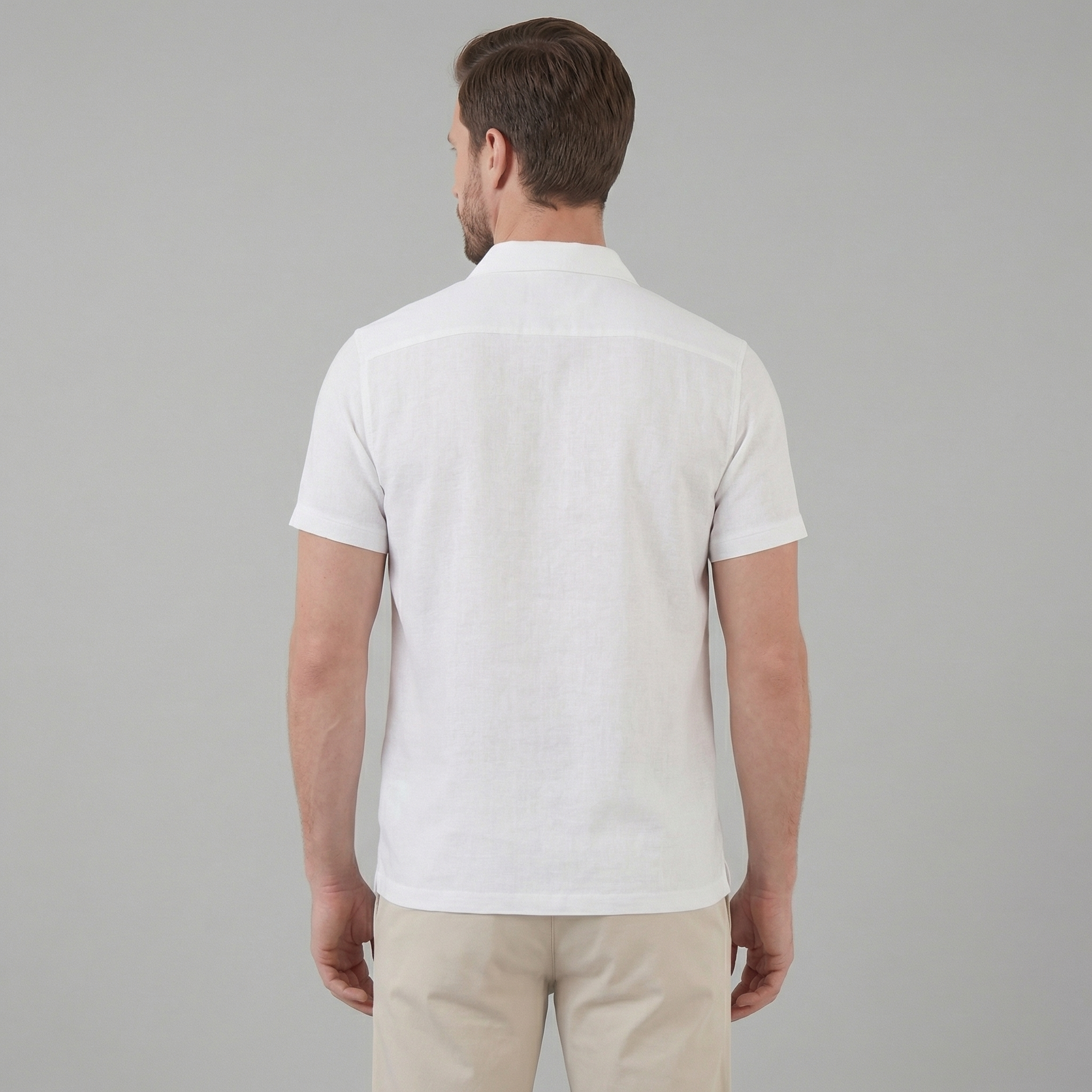 Men's short sleeve polo | relaxed summer t-shirt
