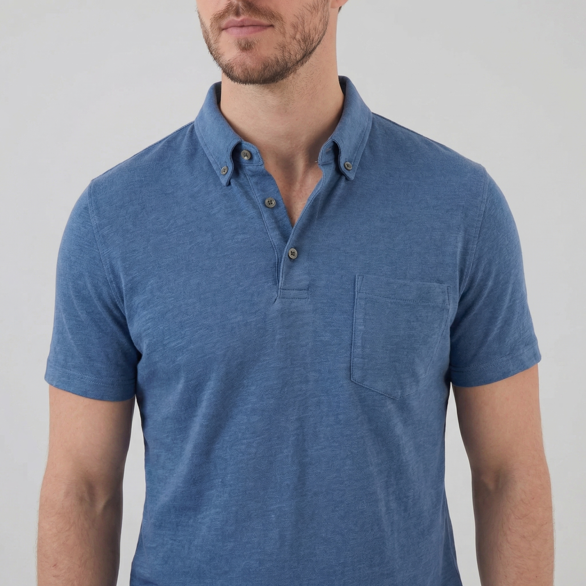 Men's short sleeve polo | relaxed summer t-shirt
