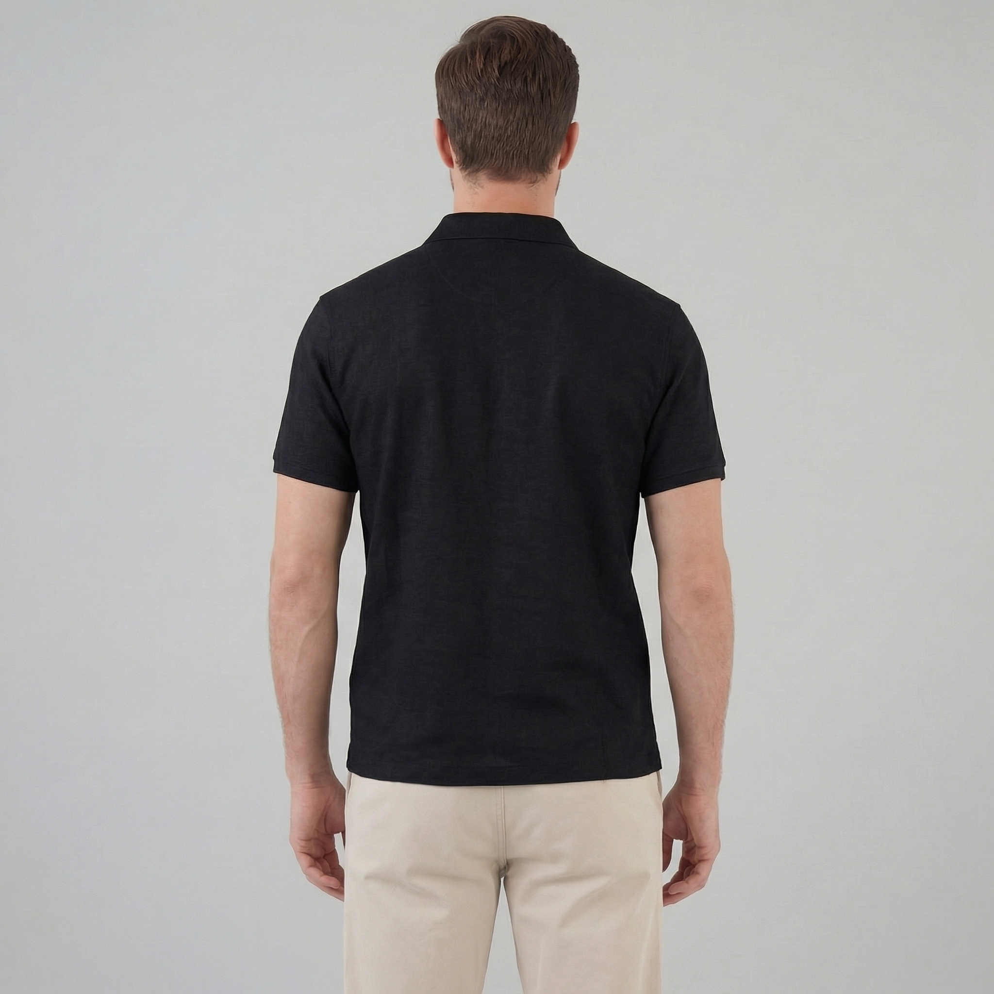 Men's short sleeve polo | relaxed summer t-shirt