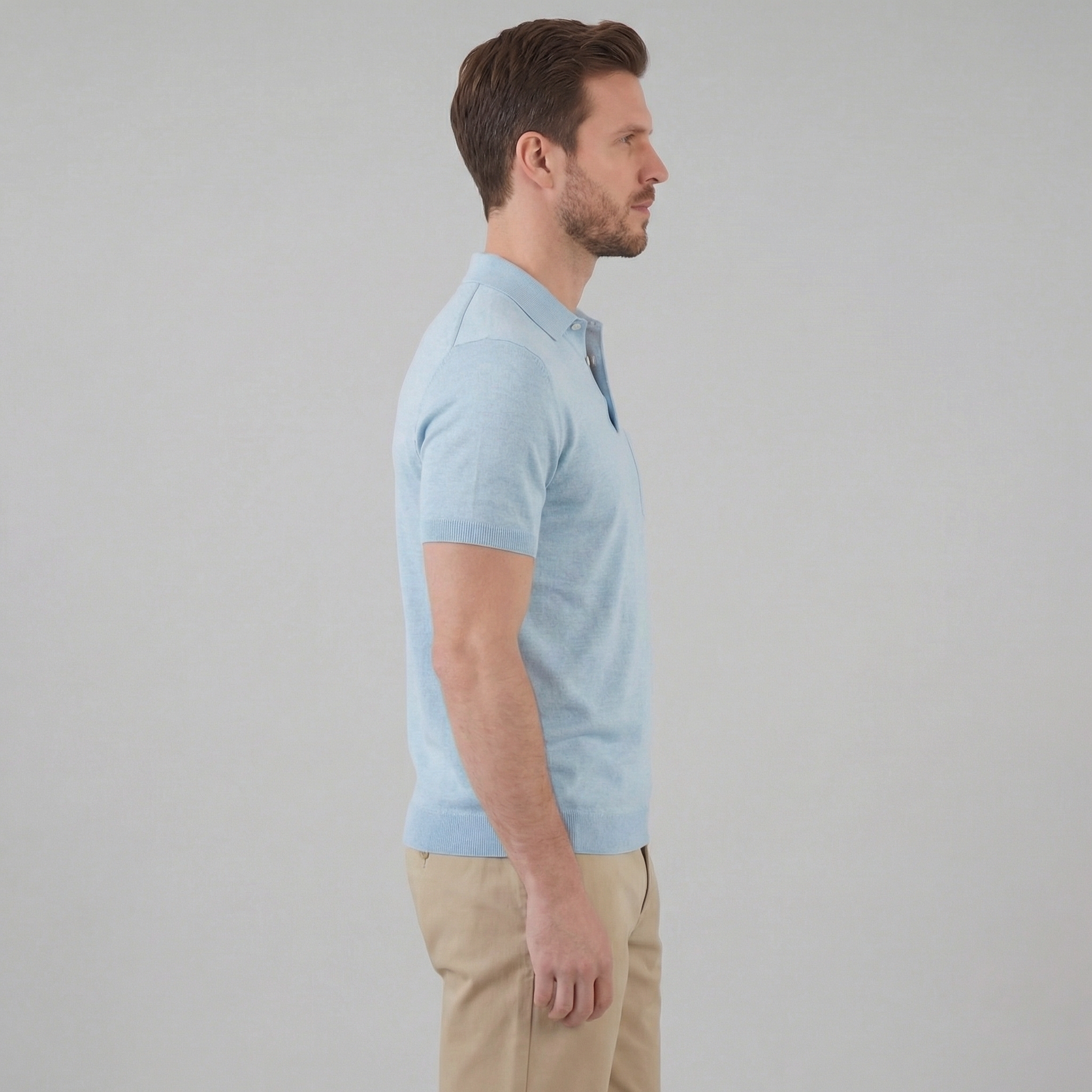 Men's short sleeve polo | relaxed summer t-shirt