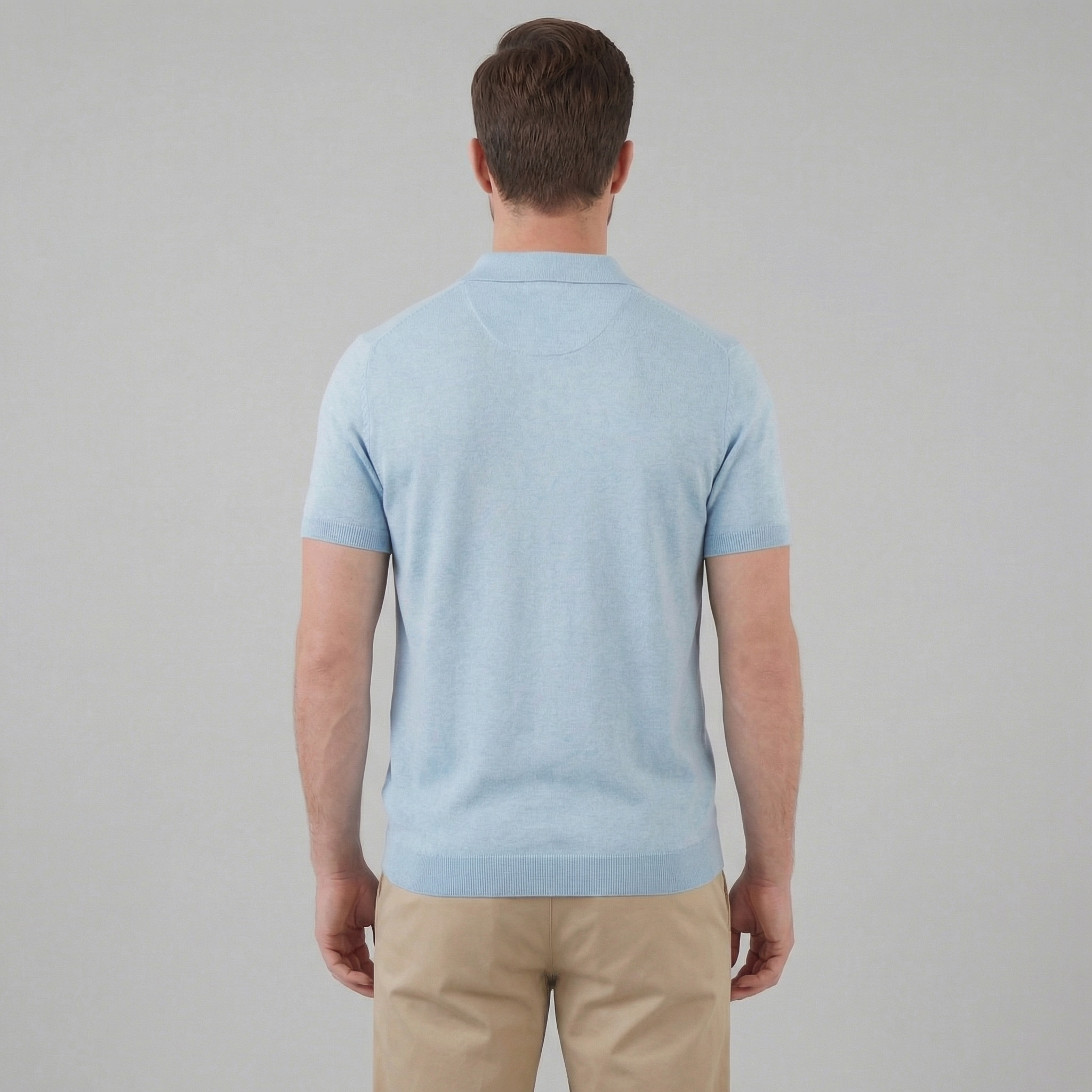 Men's short sleeve polo | relaxed summer t-shirt