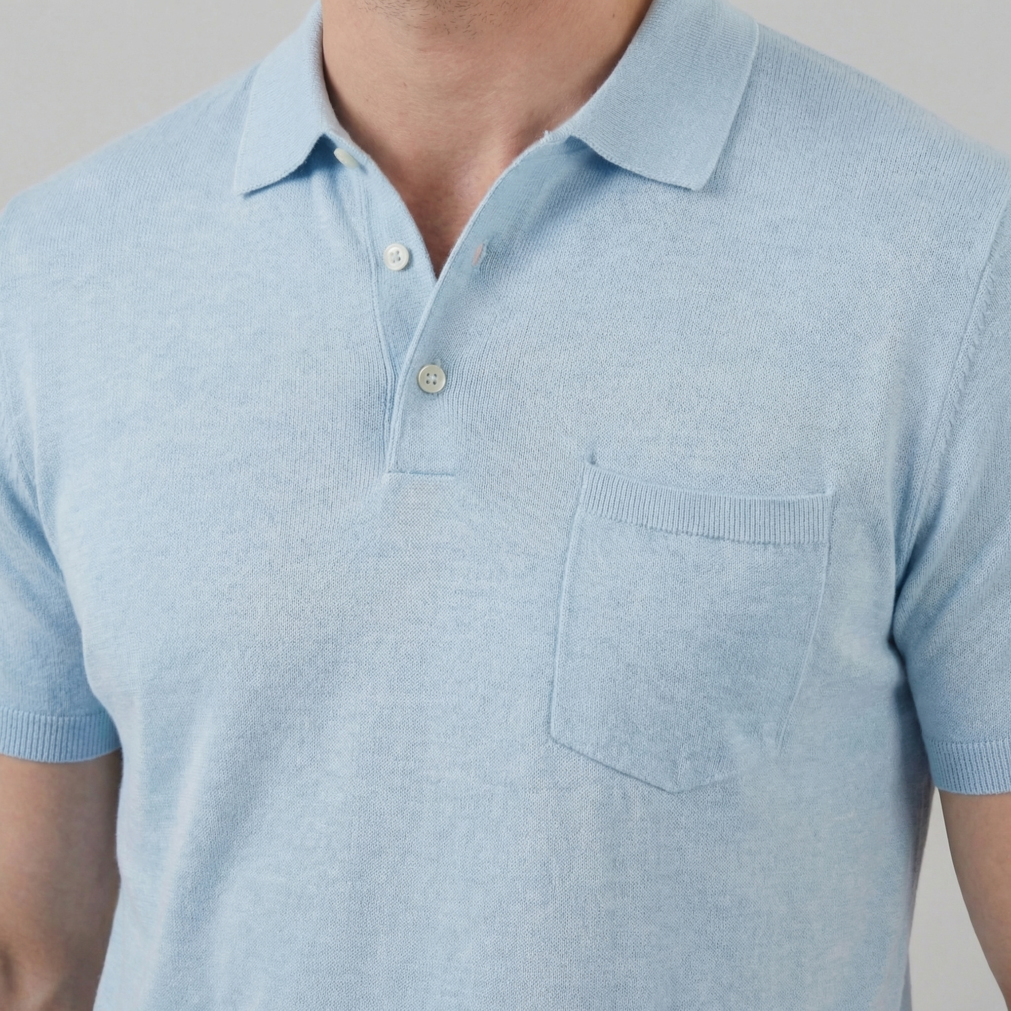 Men's short sleeve polo | relaxed summer t-shirt