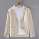 Men's Linen Blazer - Unstructured Summer Jacket