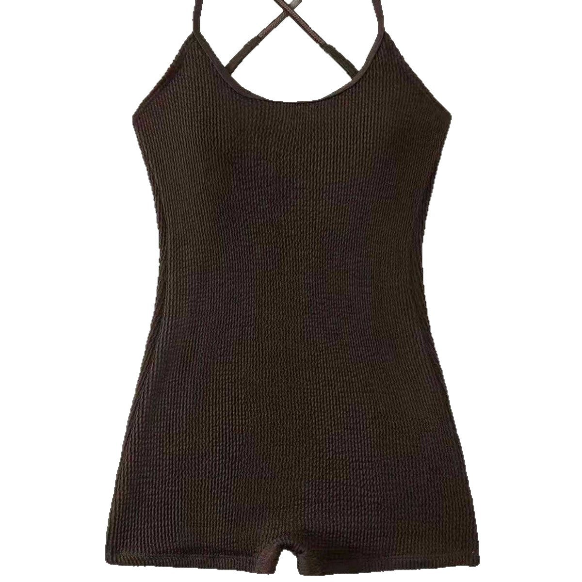 Bañador deportivo para mujer - corte de una pieza con tirantes - natación