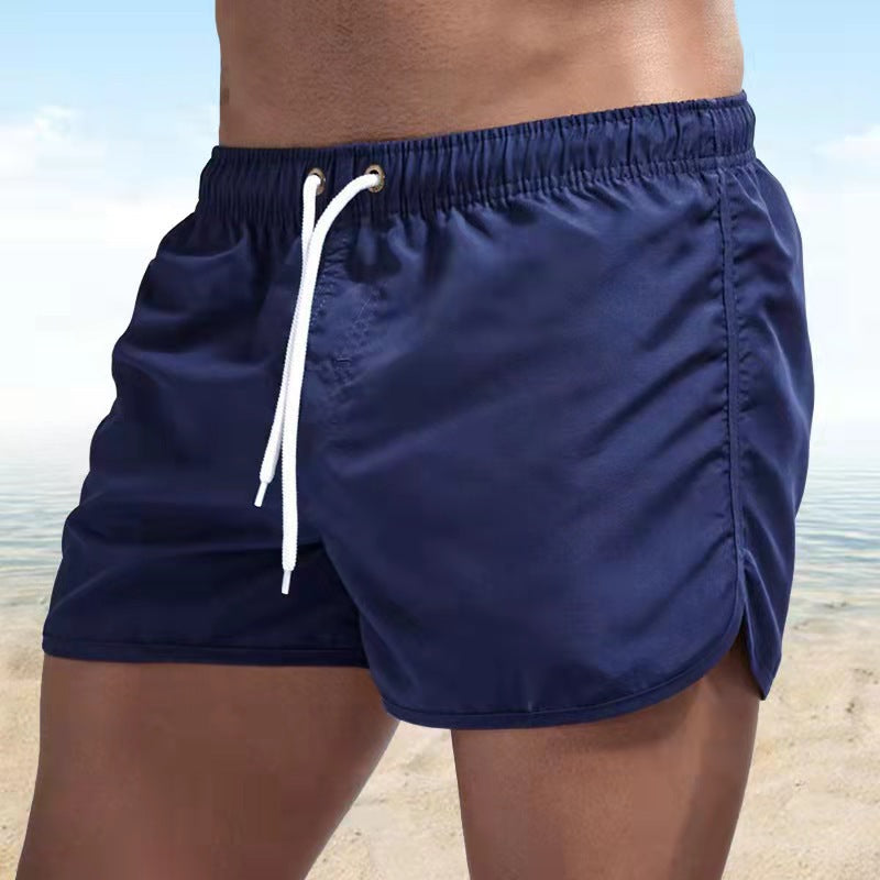 Bañador de natación para hombre - secado rápido con cordón ajustable - playa