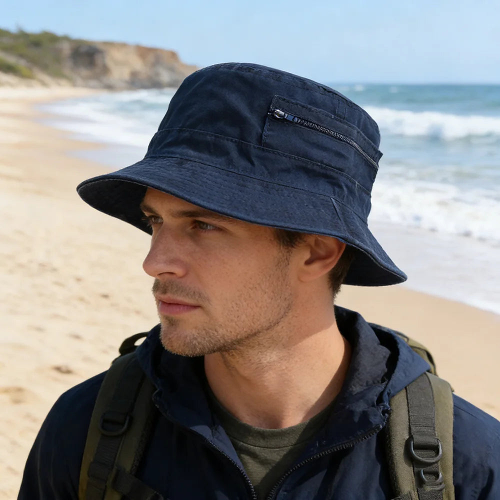 Sombrero de pescador de algodón unisex para actividades al aire libre