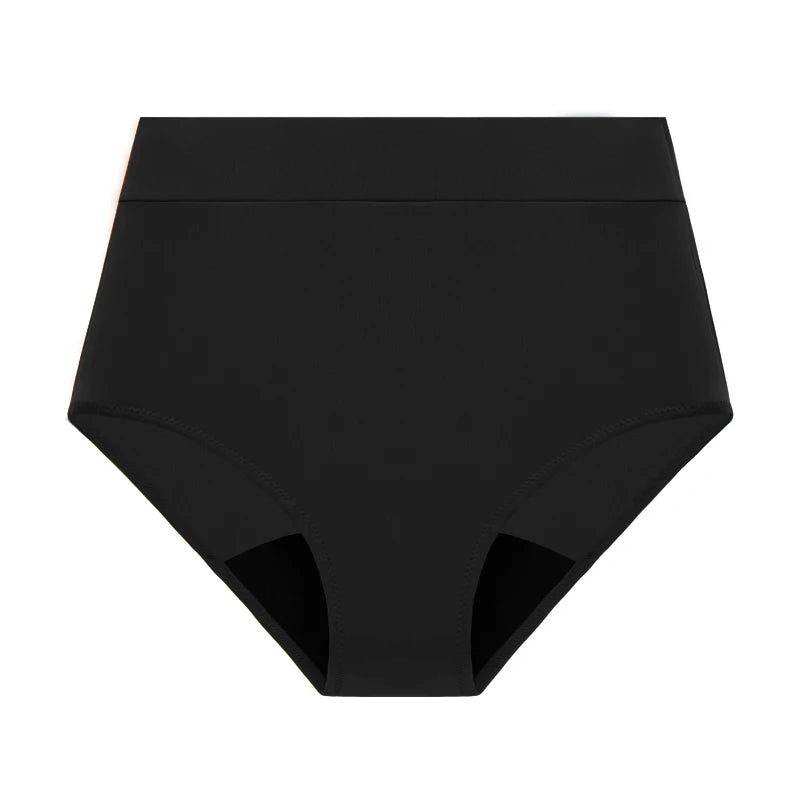 Maillot de bain menstruel pour femme à taille haute