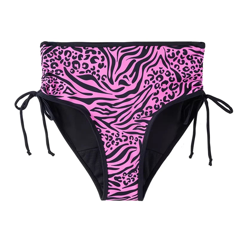 Maillot de bain menstruel pour femme à taille haute