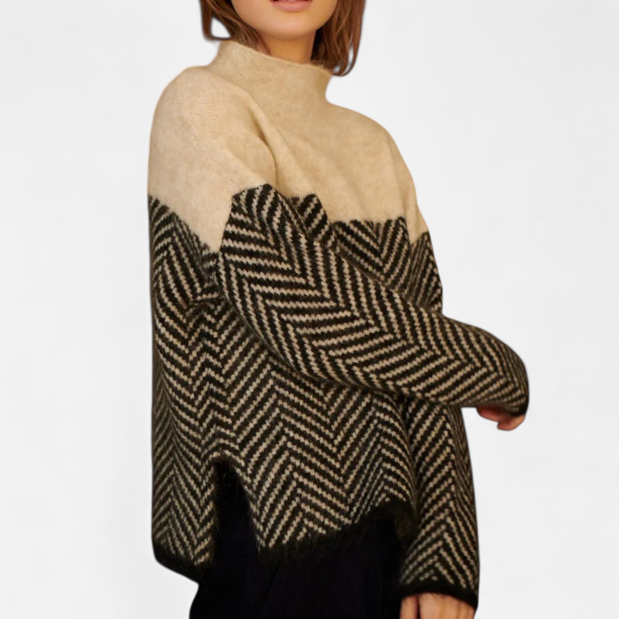 Eliaro Moda | Pull Femme Col Montant Cachemire Premium