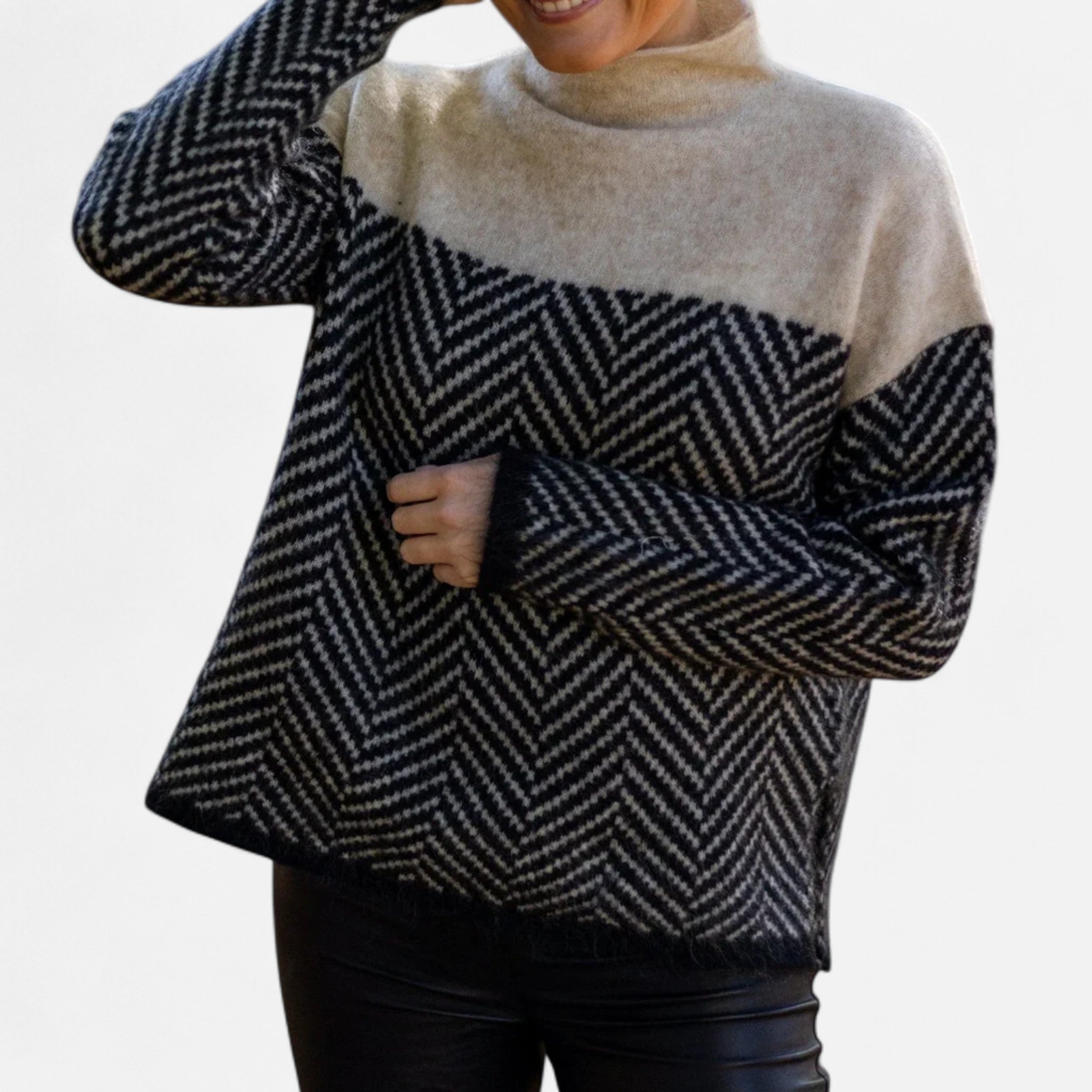 Eliaro Moda | Pull Femme Col Montant Cachemire Premium