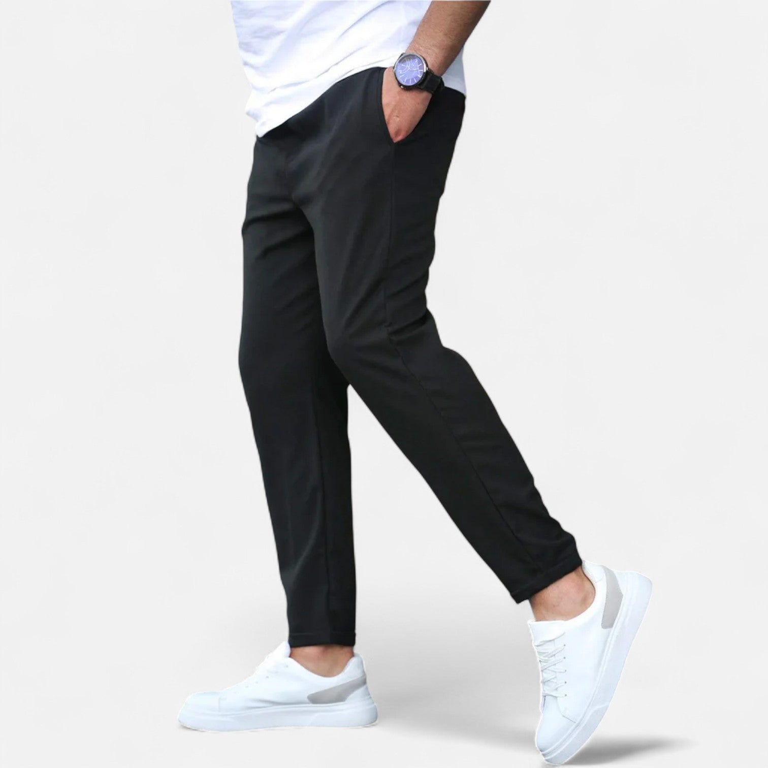 Eliaro Moda | Pánské elastické kalhoty – Dynamické pohodlí, sofistikovaný styl