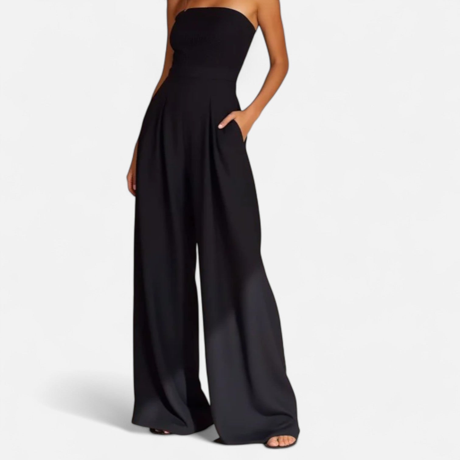 Eliaro Moda | Dámský elegantní overal bez rukávů – Čistá silueta s nadčasovou sofistikovaností a současným stylem