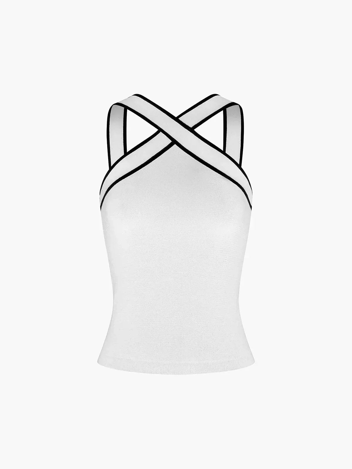 Top halter damă | bretele încrucișate pentru uz zilnic