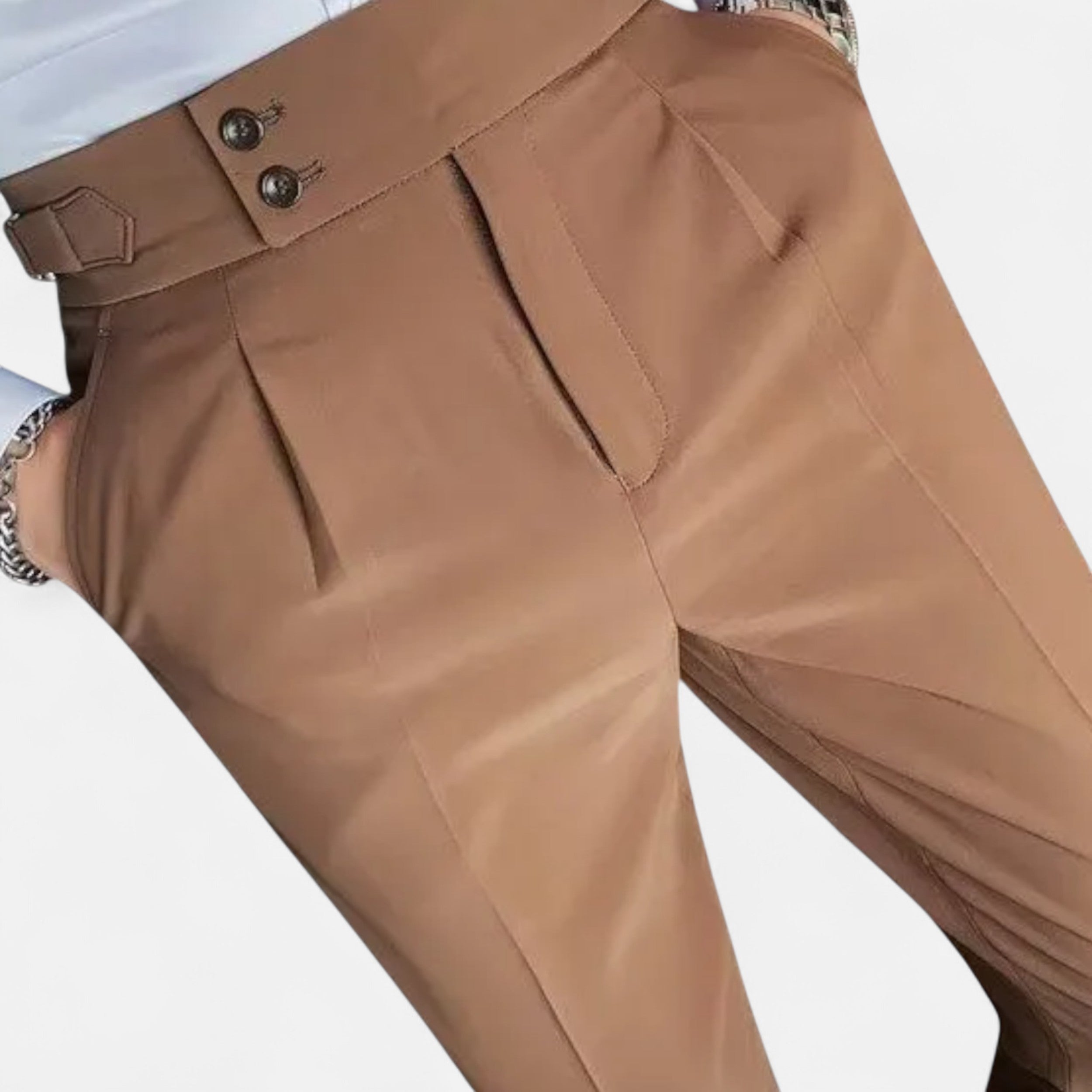 Eliaro Moda | Ανδρικά Κομψά Παντελόνια Αγγλικό Στυλ Λεπτή Εφαρμογή