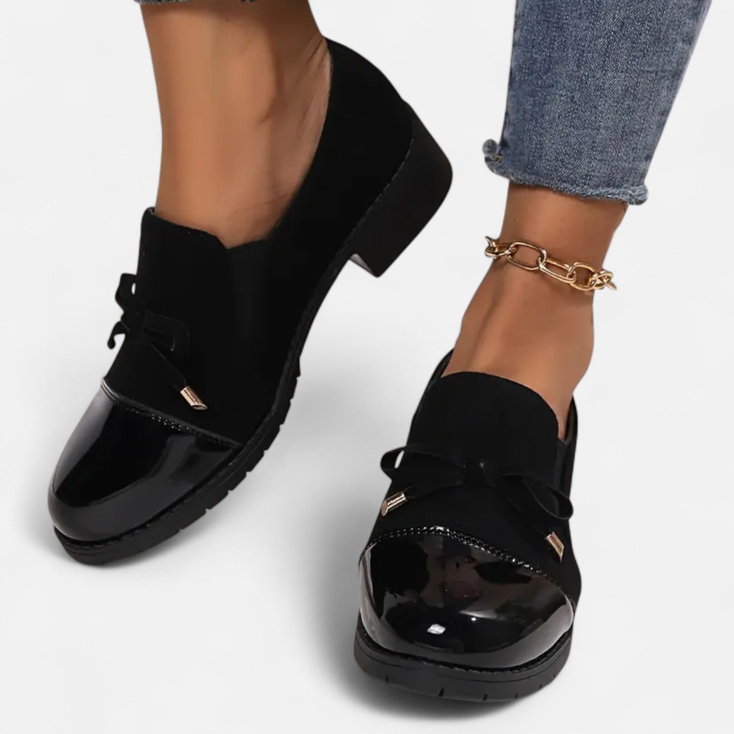 Eliaro Moda | Mocassins Rétro à Nœud Femme