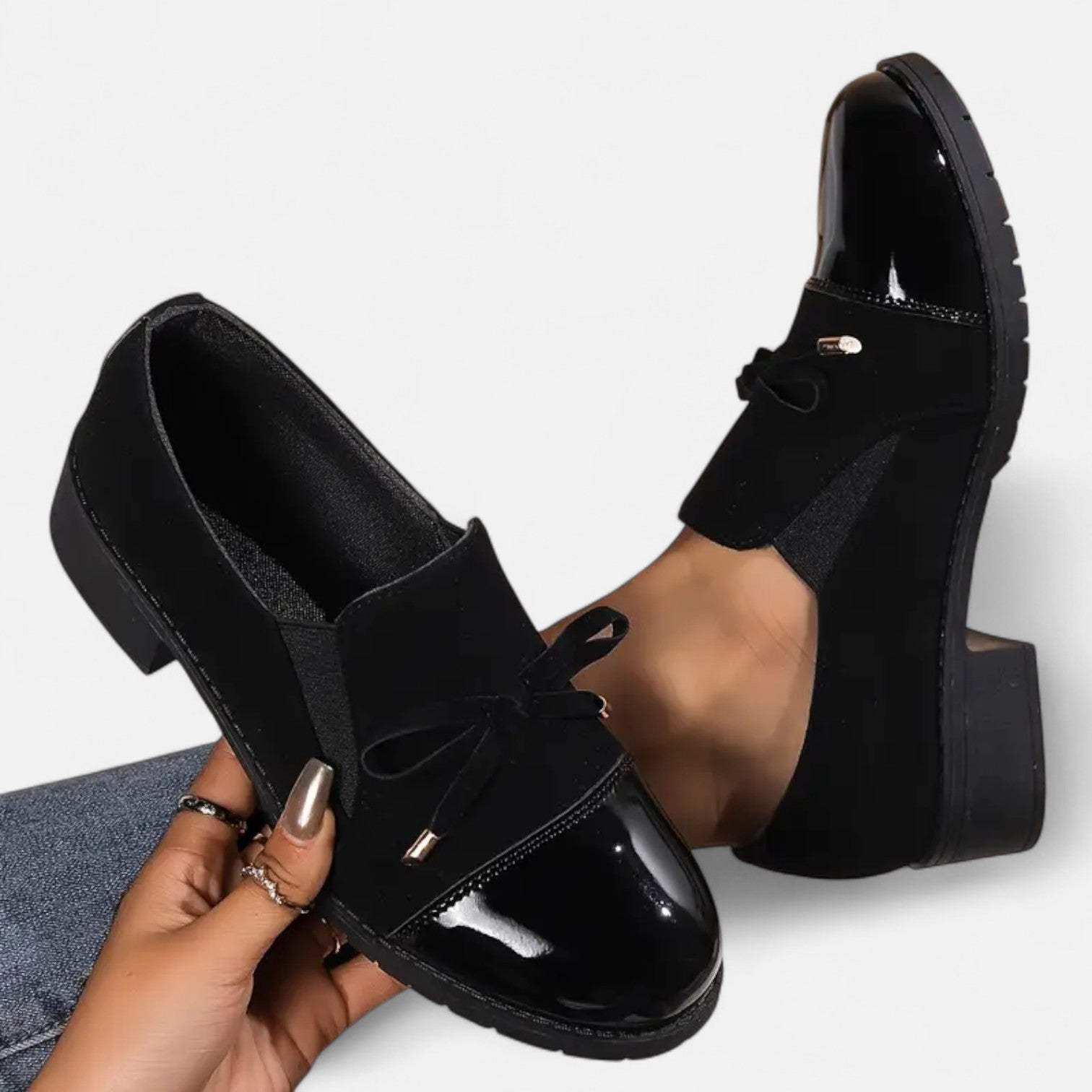 Eliaro Moda | Mocassins Rétro à Nœud Femme