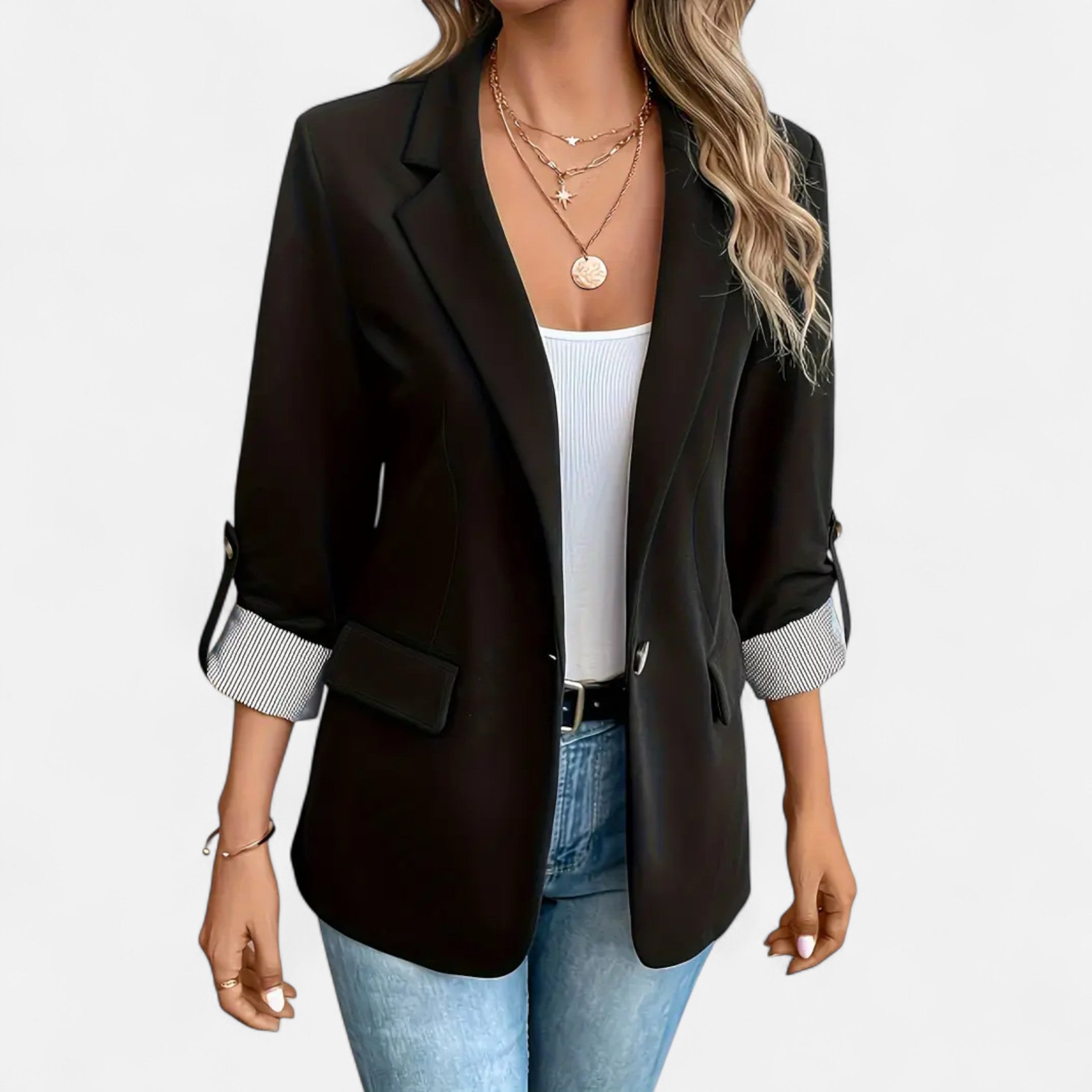 Eliaro Moda | Blazer de Estilo Clásico para Mujer