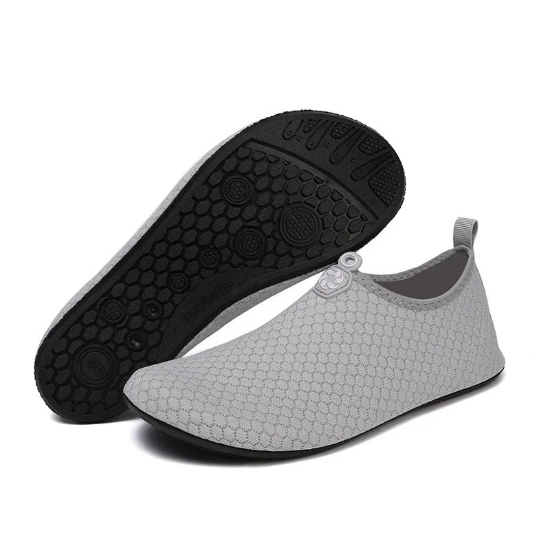 Zapatillas acuáticas unisex - suela elástica de goma - calzado playa piscina